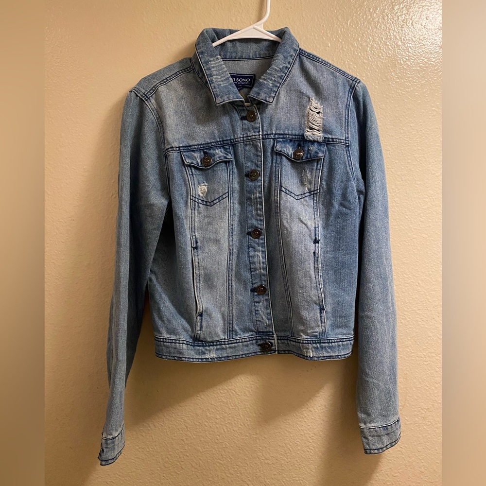 B24 - Ci Sono Denim Blue Jacket size Large
